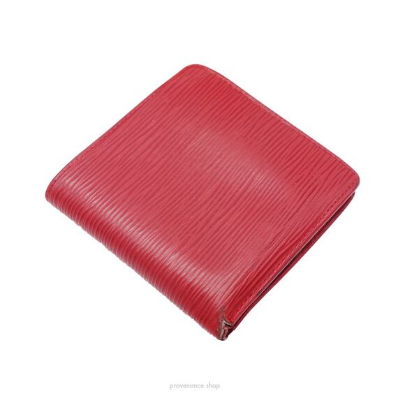 🔴 Louis Vuitton Marco Wallet - Red Epi Leather - Picture 3 of 9